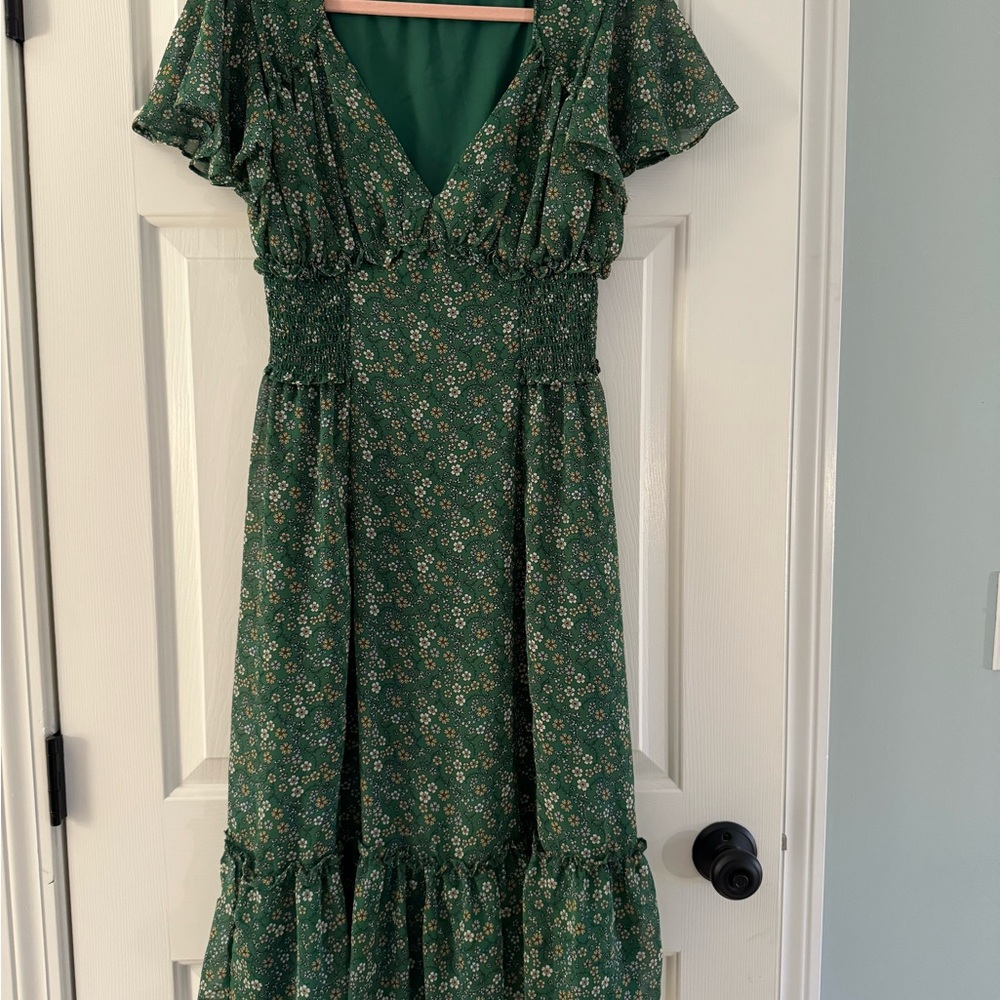 Max Studio Floral Midi Dress